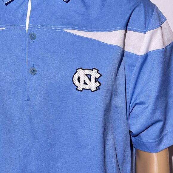 Nike North Carolina Tar Heels Golf Polo Men’s Medium Dri-Fit Blue - Picture 6 of 12